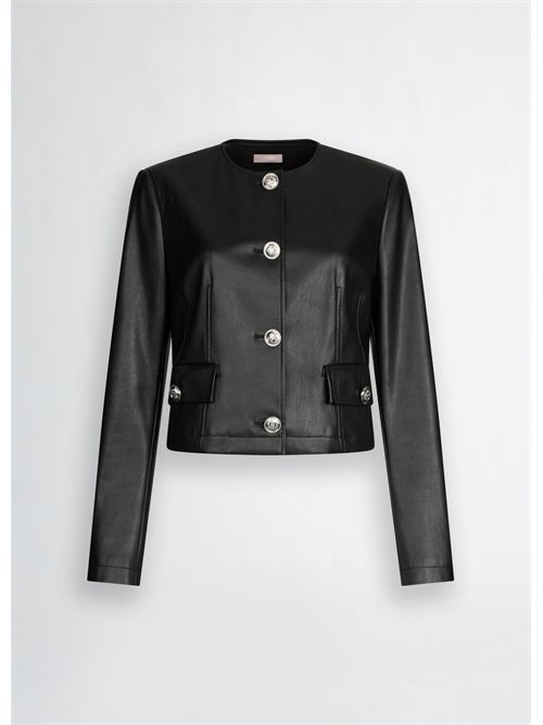 jacket woman black LIU JO | WA5225E0624/22222